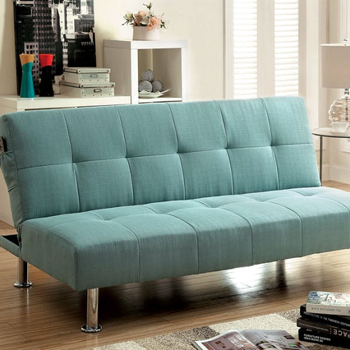 Item # 079FN Futon Sofa in Blue