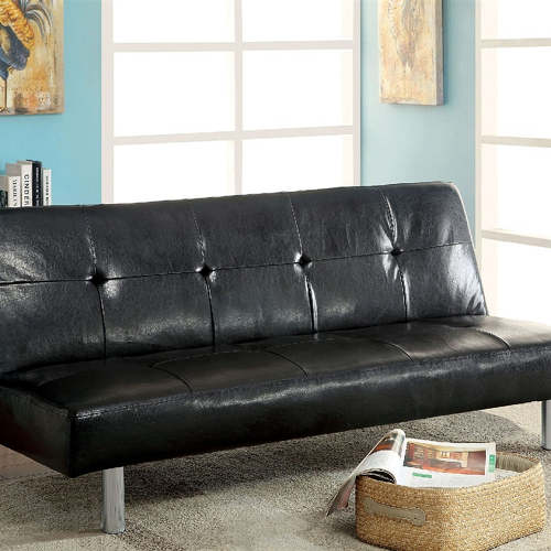 Item # 093FN Leatherette Futon Bed