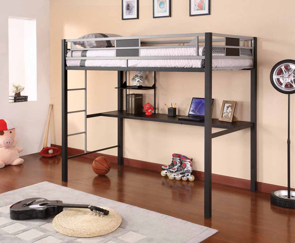 460197 Twin Loft Bunk Bed
