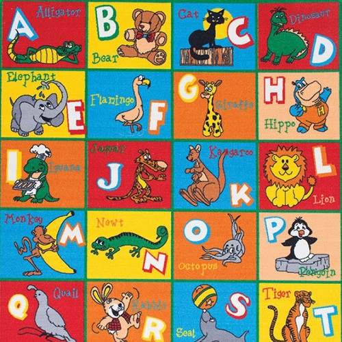 Item # 07 ABC'S Animal Rug