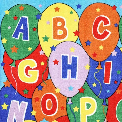 Item # 04 ABC Balloon Party Rug