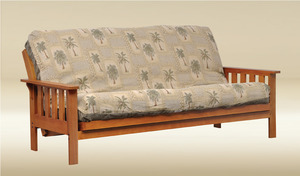 Item # 062FN Full Size Futon in Oak