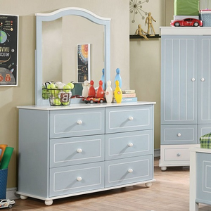 Item # A0016M - Finish: Blue/White<br><br>Dresser Sold Separately<br><br>Dimensions: 30