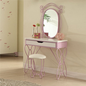 Item # 011V - Finish: White / Light Purple<br><br>