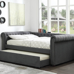Item # A0149WD - FInish: Gray<br><br>Available in Beige<br><br>Available in Twin Size or Full Size<br><br>Slat Kit Included<br><br>Dimensions: 101