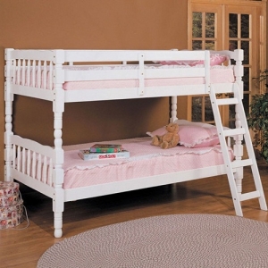 TT Bunkbed 060 - <br>Finish: White<br><br>Available in Dark Blue & Grey<br><br>Dimensions: 82 L X 43 W X 60 H