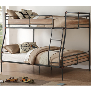 TQ Bunkbed 012 - Finish: Sandy Black/Hand Brushed Dark Bronze<br><br>Dimensions: 83 L X 65 W X 68 H