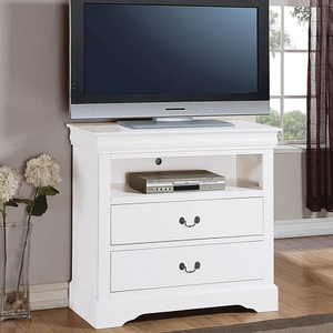 Item # 031MCH Media Chest in White - Finish: White<br><br>Dimensions: 37