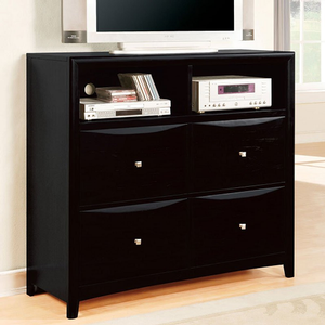 Item # 053MCH TV Console - Finish: Black<br><br>Dimensions: 48