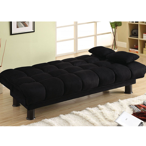 Item # 087FN Black Futon Sofa