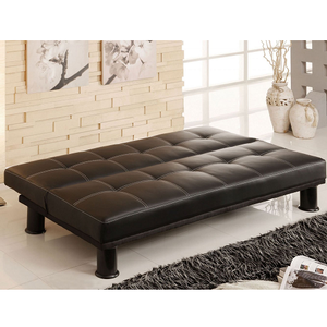 Item # 092FN Futon Sofa in Black 