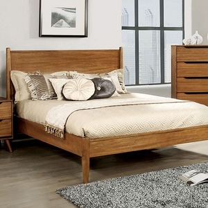 Full Bed 029 - Finish: Oak<br><br>Available in White, Black & Gray<br><br>Dimensions: 81 1/2 L X 58 1/2 W X 48 H