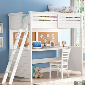 Item # LB029 - Finish: White<br><br>Dimensions: 83 L X 45 W X 74 H
