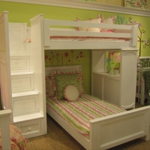 Item # LB090 - Made in USA<br><br>All solid wood loft bed with steps<br><br>Durable & Super Strong<br><br>Available in 33 Different Color<br><br>Made to order<br><br>Modifications are available<br><br>Sizes Available: Twin/Full/Queen