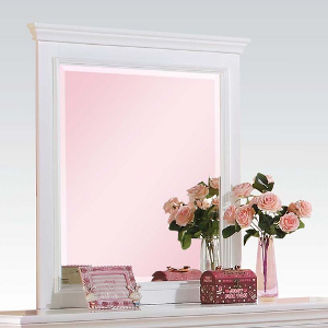 Mirror 263DR - Finish: White<br><br>**Dresser Sold Separately**<br><br>Dimensions: 35