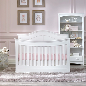 CRB008 - Finish: White<br><br>Available in Hazelnut<br><br>Dimensions: Dimensions: 59.25 L x 30.39 W x 46.65 H