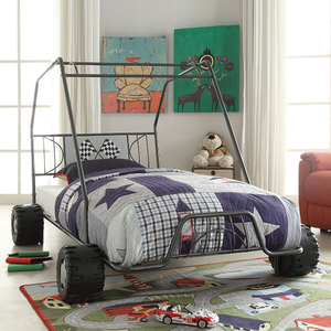 Item # 016CARBED - Finish: Gunmetal<br><br>Dimensions: 84 L X 56 W X 51 H