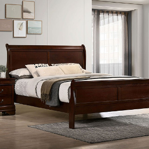 Full Bed 194 - Finish: Cherry<br><br>Available in White & Black<br><br>Dimensions: 84 1/2 L X 56 W X 47 H