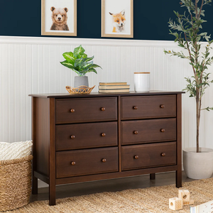 DR Baby 013 - Finish: Espresso<br>Available in White, Slate, Chestnut, Cottage White & Cottage Grey finishes<br>Assembled Dimensions: 48 x 18.75 x 32<br>Assembled Weight: 93 lbs<br>Drawer Measurements: 20.75L x 15W x 4.5H