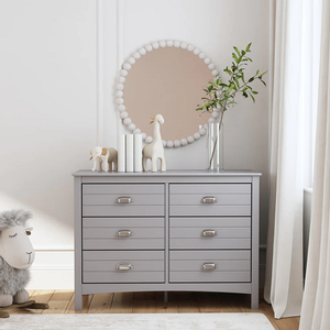 DR Baby 062 - Finish: Grey<br><br>Available in White & Espresso<br><br>Dimensions: 47 L x 20 W x 34 H<br><br>Assembled Weight: 106lbs<br><br>Interior Drawer Measurements: 13.25 D x 5 H x 18.75 W