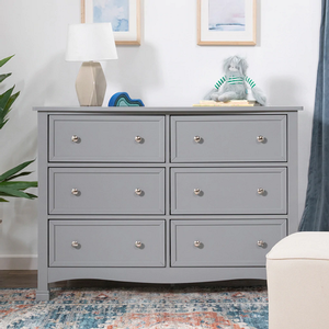 DR Baby 031 - Finish: Grey<br><br>Available in Chestnut, Espresso & White<br><br>Dimensions: 47 L x 21.50 W x 34 H<br><br>Assembled Weight: 95lbs<br><br>Interior Drawer Measurements: 13.25 D x 5 H x 18.75 W