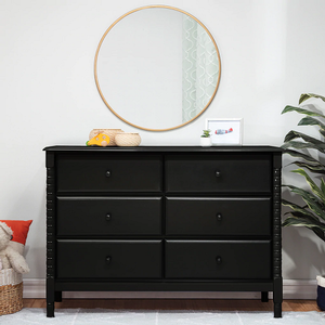 DR Baby 007 - Finish: Ebony<br><br>Available in White & Fog Grey<br><br>Dimensions: 48 L x 18.3 W x 34.1 H<br><br>Assembled Weight: 98.3lbs<br><br>Interior Drawer Measurements: 13.5 D x 4.75 H x 19.5 W