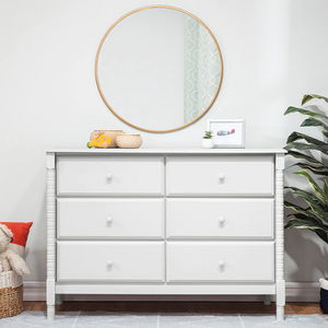 DR Baby 033 - Finish: White<br><br>Available in Ebony & Fog Grey<br><br>Dimensions: 48 L x 18.3 W x 34.1 H<br><br>Assembled Weight: 98.3lbs<br><br>Interior Drawer Measurements: 13.5 D x 4.75 H x 19.5 W