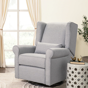Item # 071GLR - Finish: Misty Grey<br><br>Available in Shadow Grey & Natural Oat<br><br>Dimensions: 36.5 L x 33 W x 41 H<br><br>Assembled Weight: 107lbs