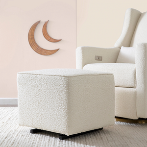 Item # 242GLR - Finish: Ivory Boucle<br><br>Dimensions: 21.5 L x 20 W x 17.5 H<br><br>Assembled Weight: 27.75lbs