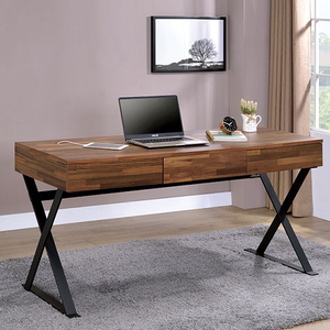 Desk 009 - Finish: Black<br><br>Dimensions: 59 L X 24 W X 30 5/8 H