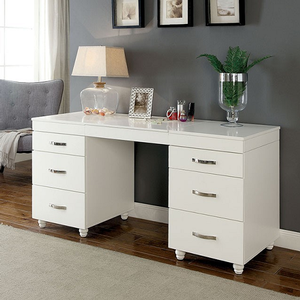 Desk 011 - Finish: White<br><br>Dimensions: 60 W X 22 D X 30 H