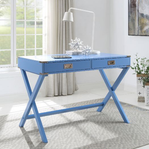 Desk 028 - Finish: Blue<br><br>Available in White<br><br>Dimensions: 42 L X 24 W X 30 H