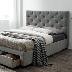 Full Bed 010 - Finish: Gray<br><br>Available in Twin<br><br>Available in Dark Gray & Beige<br><br>Dimensions: 82 3/4 L X 57 1/8 W X 46 1/2 H