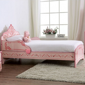 Item # 002FUN - Finish: Pink<br><br>Dimensions: 77 L X 42 1/2 W X 41 H