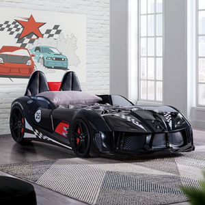 Item # 005CARBED - Finish: Black<br><br>Available in Red, Blue & White<br><br>Dimensions: 91 3/4 L X 49 1/4 W X 34 1/2 H