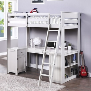 Item # LB067 - Finish: Light Gray<br><br>Dimensions: 78 L X 43 W X 74 H