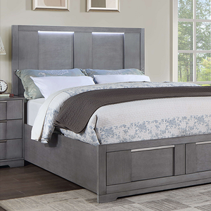 Item # 108Q - Finish: Gray<br><br>Dimensions: 85 L X 63 W X 56 1/4 H