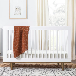 Item # 525CRB - Finish: White/Walnut<br><br>Available in White/Natural, Walnut & Honey<br><br>Dimensions: 53.50 L x 29.50 W x 35 H