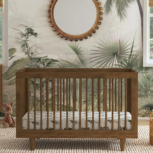 Item # 526CRB - Finish: Walnut<br><br>Available in White/Walnut, White/Natural & Honey<br><br>Dimensions: 53.50 L x 29.50 W x 35 H
