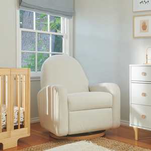 Item # 265GLR - Finish: Performance Beach Eco-Weave with Light Wood Base<br><br>Available in Performance Cream Eco-Weave with Light Wood Base<br><br>Dimensions: 35.5 L x 32.5 W x 41.5 H