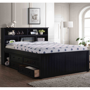 Item # 122Q - Finish: Black<br><br>Available in Grey<br><br>Dimensions: 64 W x 86 L x 53 H