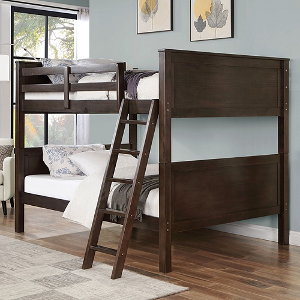 FF Bunkbed 029 - Finish: Walnut<br><br>Available in Twin/Twin & Twin/Full<br><br>Dimensions: 81 1/8 L X 57 7/8 W X 63 3/4 H