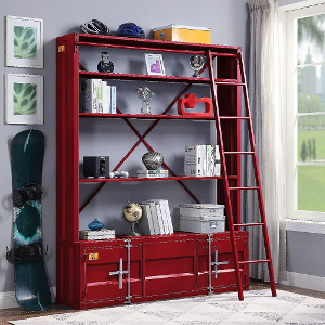 Item # 139BC - Finish: Red<br><br>Available in Gunmetal, Blue & White<br><br>Dimensions: 66 L X 29 W X 83 H