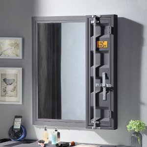 Vanity Mirror 995M - Finish: Gunmetal<br><br>Dimensions: 26 L X 4 W X 32 H