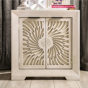 Item # A0406NS - Finish: Ivory<br><br>Dimensions: 29 1/2 W X 19 1/2 D X 29 H