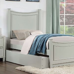 Full Bed 00916 - Finish: Gray<br><br>Trundle is Optional<br><br>Available in Twin Bed<br><br>Dimensions: 80 1/4 L X 56 3/4 W X 54 H