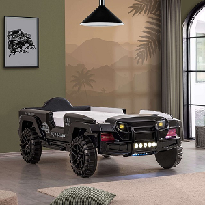 Item # 020CARBED - Finish: Black<br><br>Available in Pink<br><br>Dimensions: 84 5/8 L X 51 1/8 W X 27 1/8 H