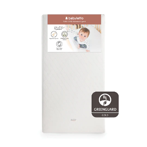 Pure Core - Crib Mattress w/ Hybrid Quilted Waterproof Cover (2-Stage)<br><br>Dimensions: 52 L x 27.75 W x 5 H