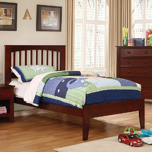 Full Bed 221 - Finish: Cherry<br><br>Available in Twin Size<br><br>Dimensions: 79 1/2 L X 42 3/4 W X 45 H