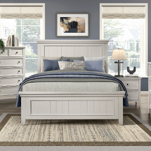 Full Bed 249 - Finish: White<br><br>Available in Twin Size<br><br>Dimensions: 44 x 79 x 55.5 H